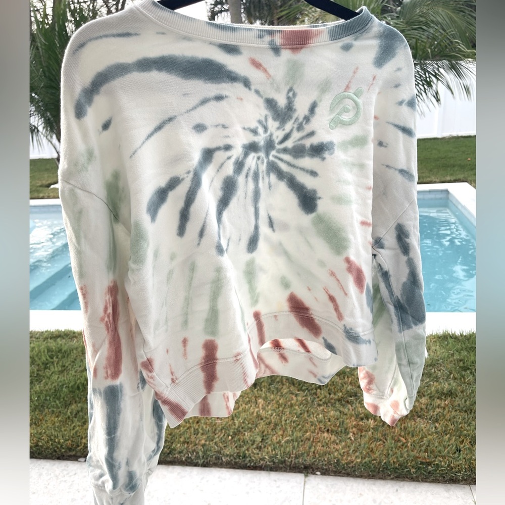 Peloton Tie Dye Crop Sweatshirt